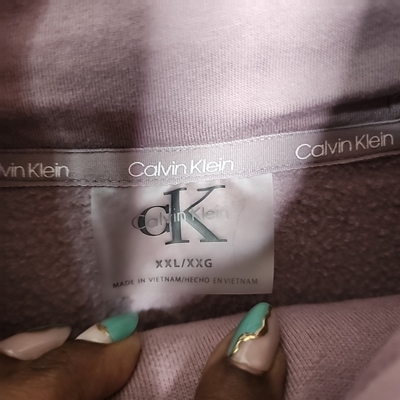 Calvin KLEIN Egg Plant Colored Jogger Suit. Size 2xl - Picture 9 of 11